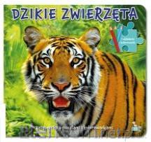 Dzikie zwierzęta. Książeczka z puzzlami i kolor [KSIĄŻKA]