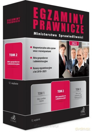 Egzaminy Prawnicze Ministerstwa Sprawiedliw. (Tom 2) - Grzegorz Witczak [KSIĄŻKA]