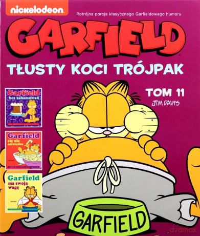 Garfield (Tom 11) Tłusty koci trójpak - Jim Davis [KOMIKS]