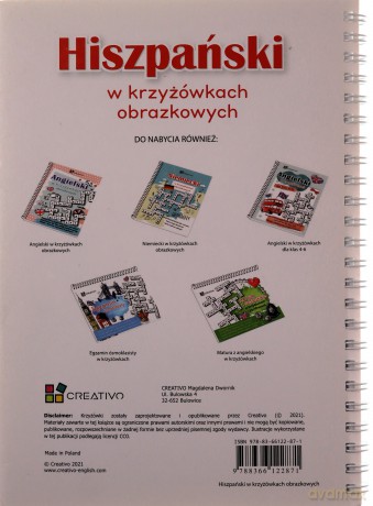 Hiszpański w krzyżówkach obrazkowych [KSIĄŻKA]