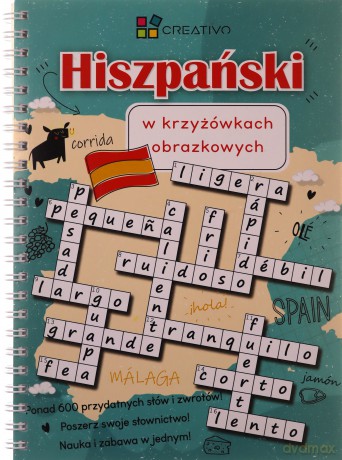 Hiszpański w krzyżówkach obrazkowych [KSIĄŻKA]