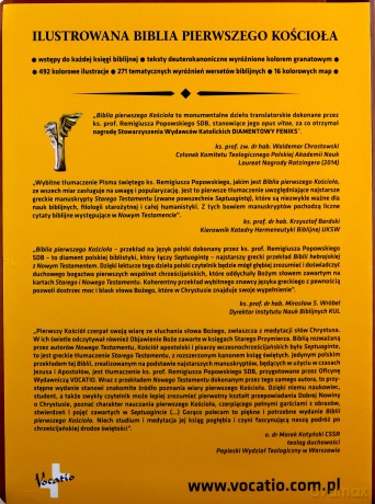 Ilustrowana Biblia pierwszego Kościoła, brązowa [KSIĄŻKA]