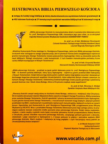 Ilustrowana Biblia pierwszego Kościoła, czerwona [KSIĄŻKA]
