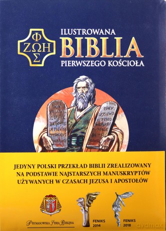 Ilustrowana Biblia pierwszego Kościoła, granatowa [KSIĄŻKA]