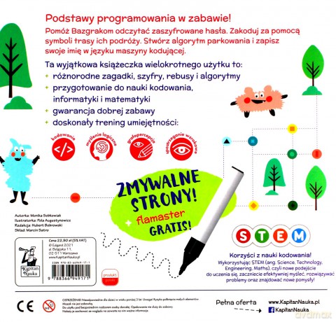 Kapitan Nauka. Bazgraki kodują - Monika Sobkowiak, Pola Augustynowicz [KSIĄŻKA]