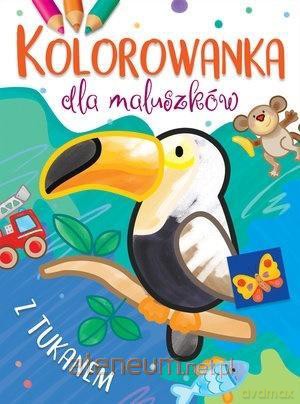 Kolorowanka dla maluszków z tukanem - Ilona Brydak [KSIĄŻKA]