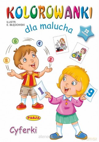 Kolorowanki dla malucha Cyferki [KSIĄŻKA]