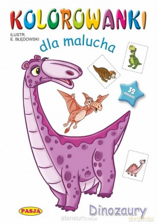 Kolorowanki dla malucha Dinozaury [KSIĄŻKA]