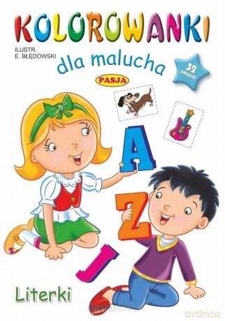 Kolorowanki dla malucha Literki [KSIĄŻKA]