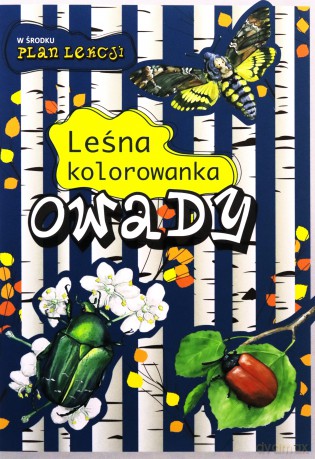 Leśna kolorowanka. Owady - Katarzyna Kopiec-Sekieta, Eliza Kalinowska [KSIĄŻKA]
