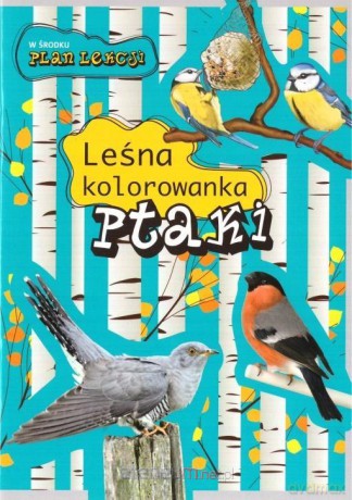Leśna kolorowanka. Ptaki - Andżelika Bielańska, Eliza Goszczyńska [KSIĄŻKA]
