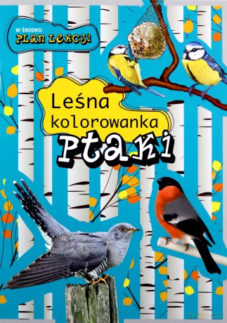 Leśna kolorowanka. Ptaki - Andżelika Bielańska, Eliza Goszczyńska [KSIĄŻKA]