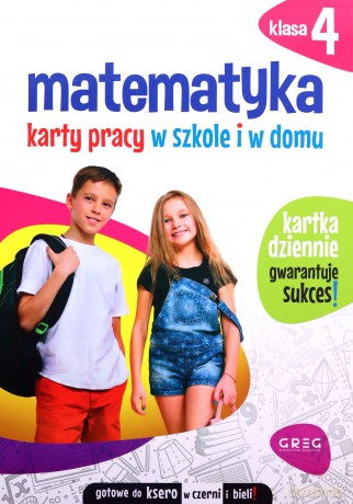 Matematyka Szkoła podstawowa 4 Karty pracy w szkole i w domu - Dorota Kożuch [KSIĄŻKA]