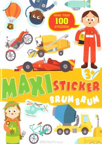 Maxi sticker brum brum [KSIĄŻKA]