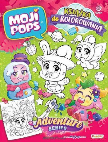 MojiPops - Książka do kolorowania [KSIĄŻKA]