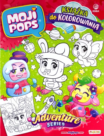 MojiPops - Książka do kolorowania [KSIĄŻKA]