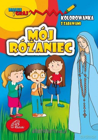 Mój różaniec. Kolorowanka z zabawami [KSIĄŻKA]