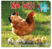 Na wsi. Książeczka z puzzlami i kolorowankami [KSIĄŻKA]