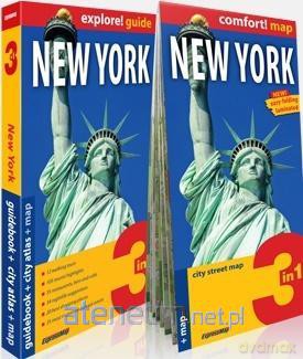New York 3in1:guidebook + city atlas + map [KSIĄŻKA]
