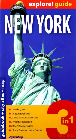 New York 3in1:guidebook + city atlas + map [KSIĄŻKA]