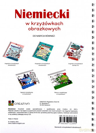 Niemiecki w krzyżówkach obrazkowych [KSIĄŻKA]