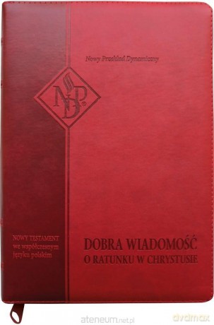 Nowy Testament NPD, czerwona, suwak i paginatory [KSIĄŻKA]