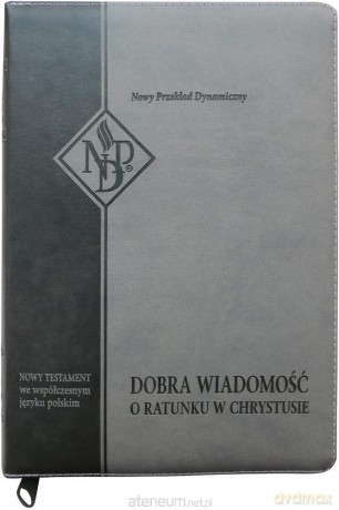 Nowy Testament NPD, szara, suwak i paginatory [KSIĄŻKA]