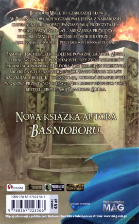 Pozaświatowcy (Tom 2) Zarzewie buntu - Brandon Mull [KSIĄŻKA]