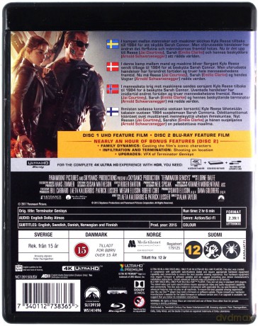 Terminator: Genisys [Blu-Ray 4K]+[Blu-Ray]