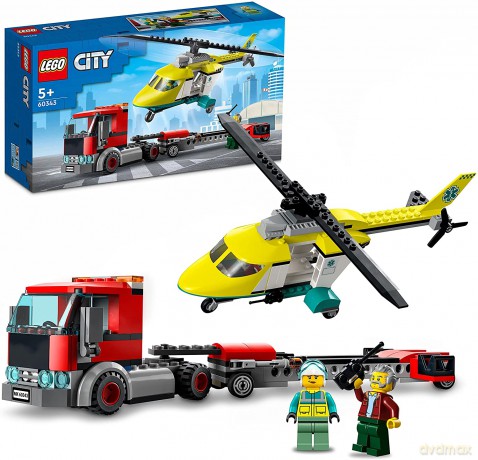 LEGO City - Laweta helikoptera ratunkowego (60343) [KLOCKI]