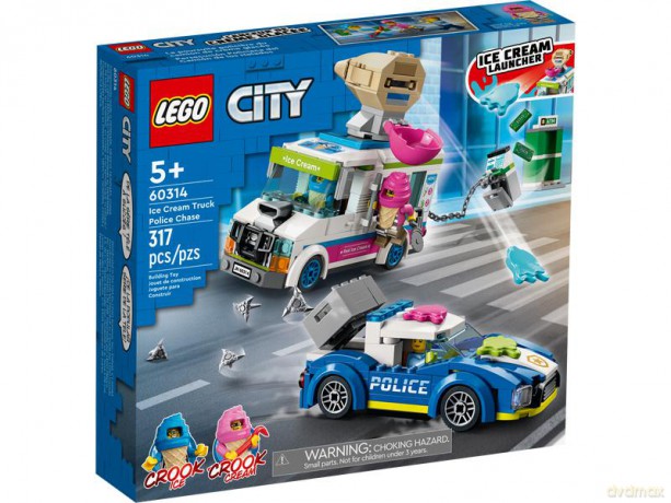 LEGO City - Policyjny pościg za furgonetką z lodami (60314) [KLOCKI]