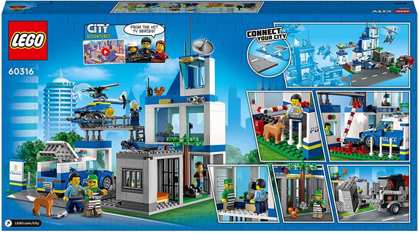 LEGO City - Posterunek policji (60316) [KLOCKI]