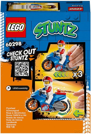 LEGO City - Rakietowy motocykl kaskaderski (60298) [KLOCKI]
