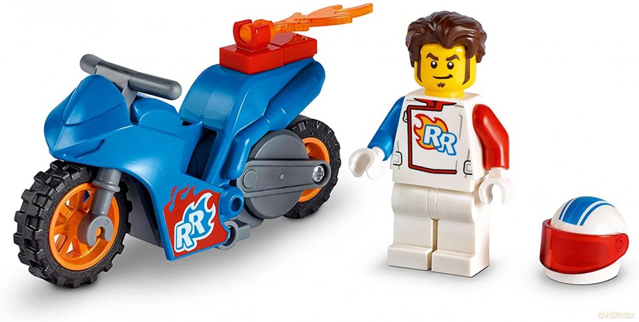 LEGO City - Rakietowy motocykl kaskaderski (60298) [KLOCKI]
