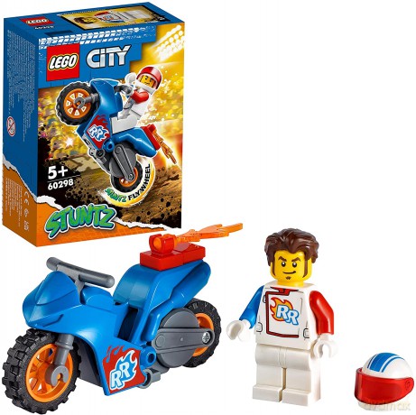 LEGO City - Rakietowy motocykl kaskaderski (60298) [KLOCKI]