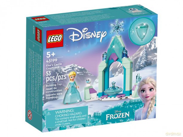 LEGO Disney Princess - Dziedziniec zamku Elzy (43199) [KLOCKI]