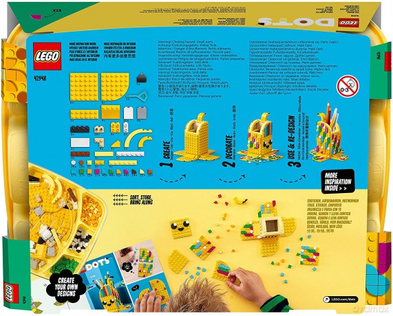 LEGO DOTS - Uroczy banan - pojemnik na długopisy (41948) [KLOCKI]