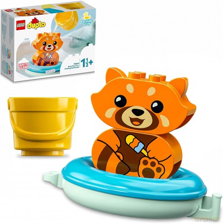 LEGO DUPLO - Moja pierwsza zabawa w kąpieli: pływająca czerwona panda (10964) [KLOCKI]