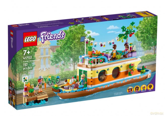 LEGO Friends - Łódź mieszkalna na kanale (41702) [KLOCKI]