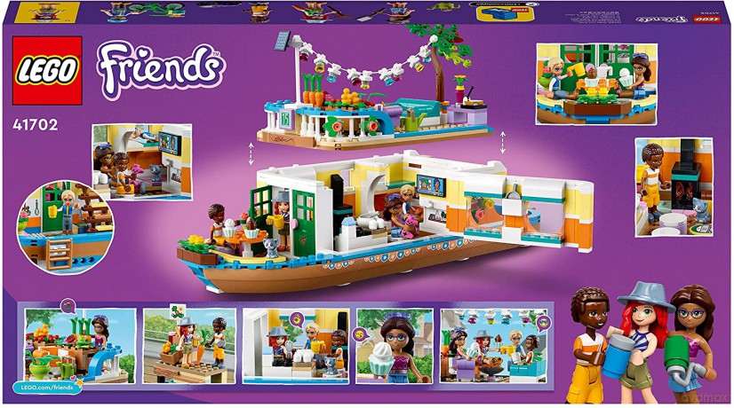 LEGO Friends - Łódź mieszkalna na kanale (41702) [KLOCKI]