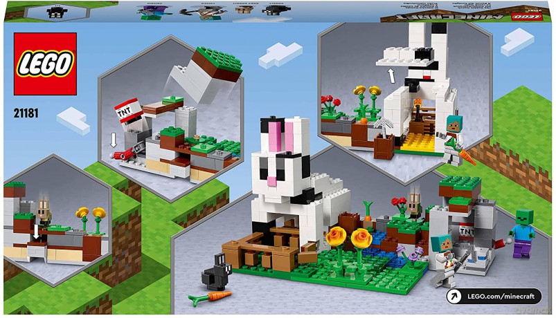 LEGO Minecraft - Królicza farma (21181) [KLOCKI]