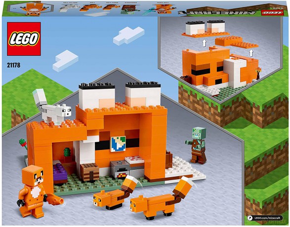 LEGO Minecraft - Siedlisko lisów (21178) [KLOCKI]