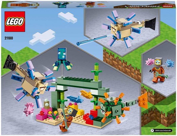 LEGO Minecraft - Walka ze strażnikami (21180) [KLOCKI]