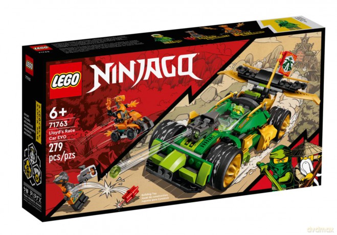 LEGO Ninjago - Samochód wyścigowy Lloyda EVO (71763) [KLOCKI]