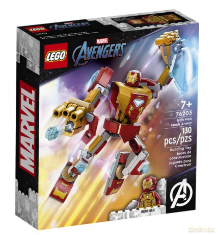 LEGO Super Heroes - Mechaniczna zbroja Iron Mana (76203) [KLOCKI]