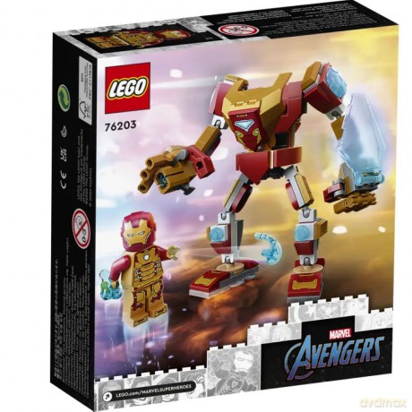 LEGO Super Heroes - Mechaniczna zbroja Iron Mana (76203) [KLOCKI]