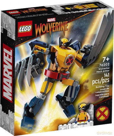 LEGO Super Heroes - Mechaniczna zbroja Wolverine'a (76202) [KLOCKI]