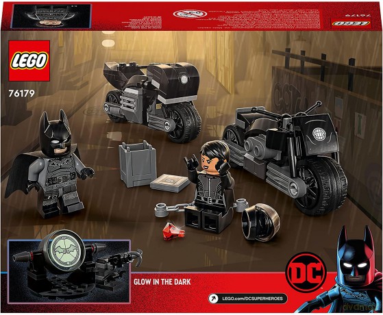 LEGO Super Heroes - Motocyklowy pościg Batmana i Seliny Kyle (76179) [KLOCKI]