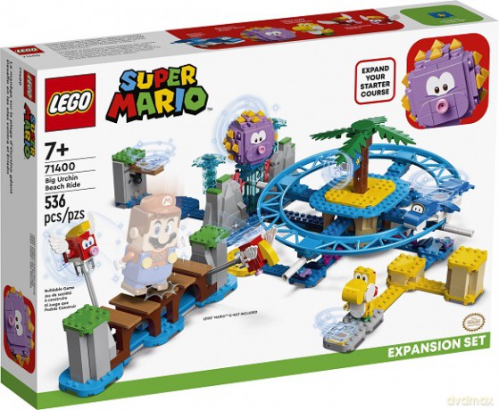 LEGO Super Mario - Duży jeżowiec i zabawa na plaży (71400) [KLOCKI]