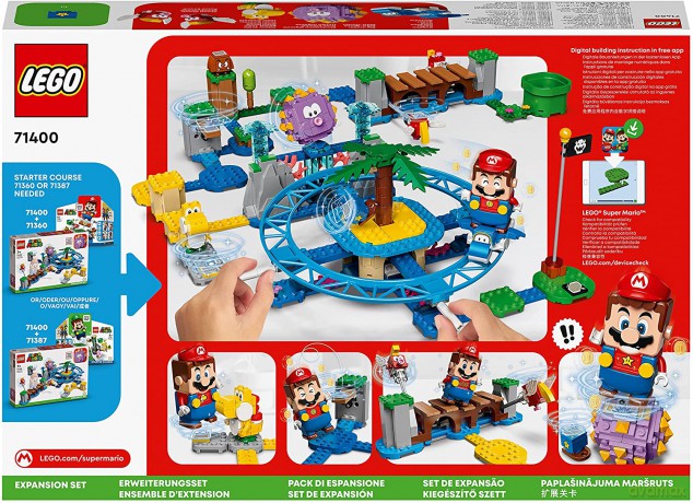 LEGO Super Mario - Duży jeżowiec i zabawa na plaży (71400) [KLOCKI]